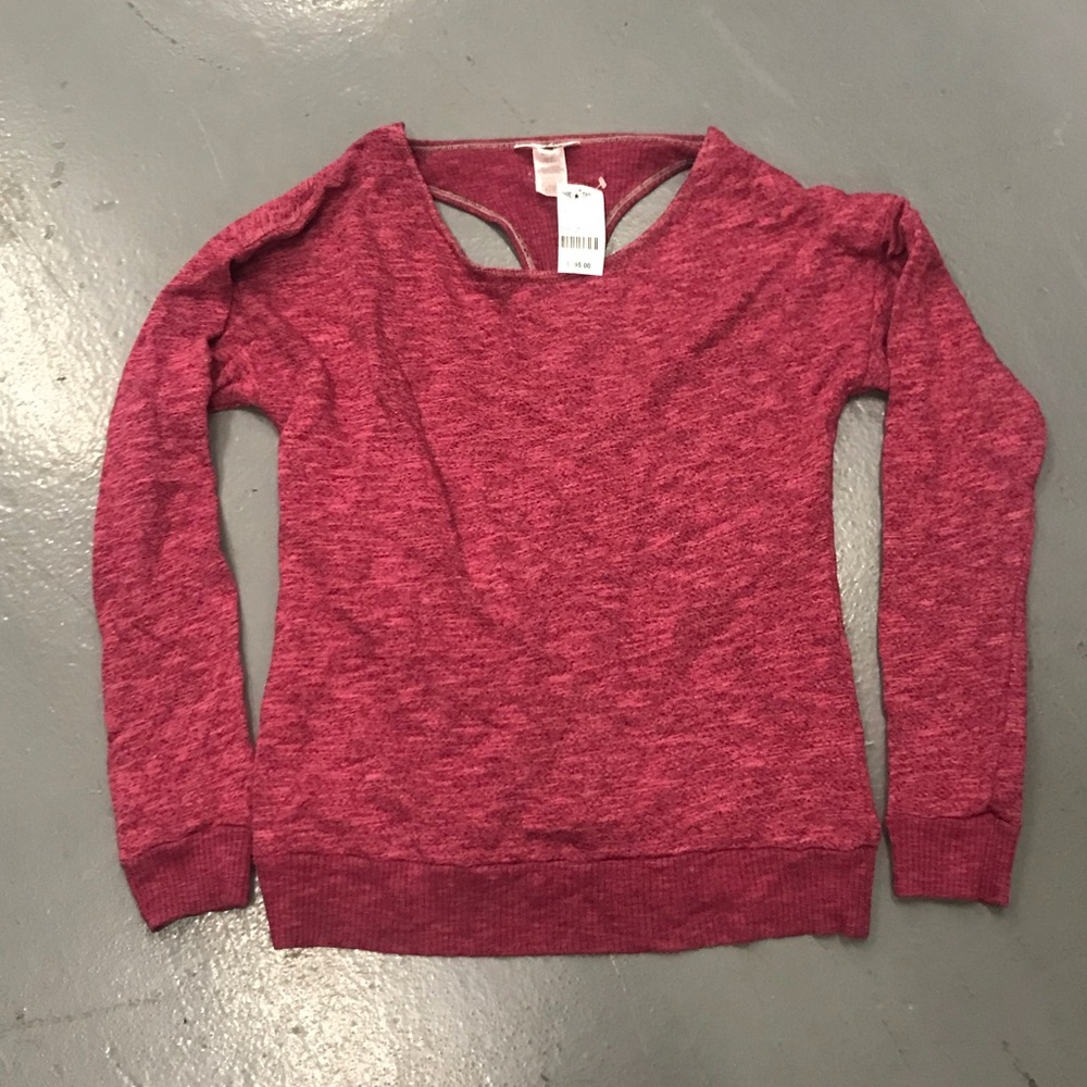 New hard tail drape back sweatshirt